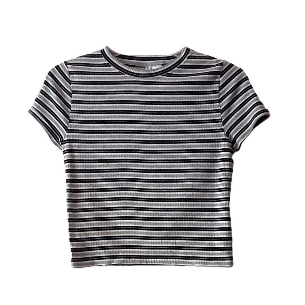 Girl's H&M Divided Striped Shirt- Size M